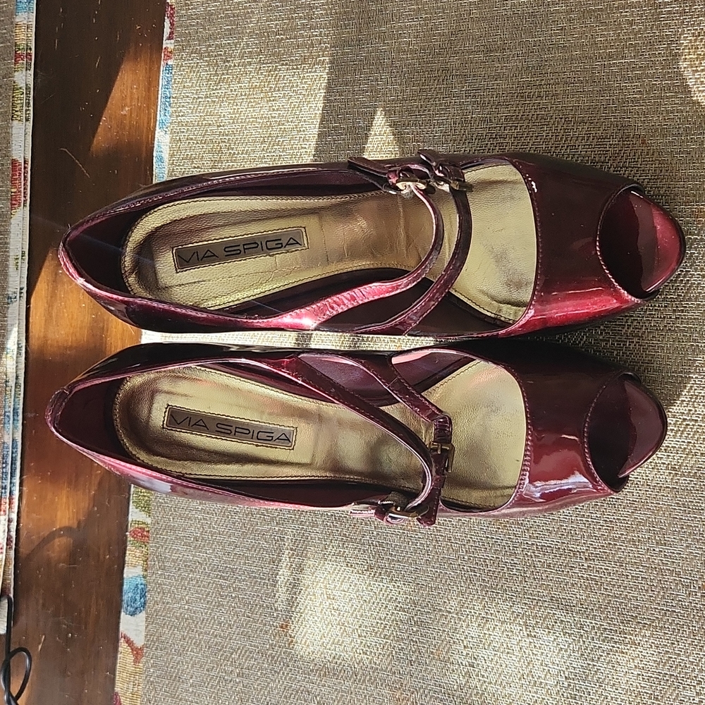 Maroon heels